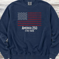 Vintage Red White & Paws 1776-2026 Sweatshirt - True Navy