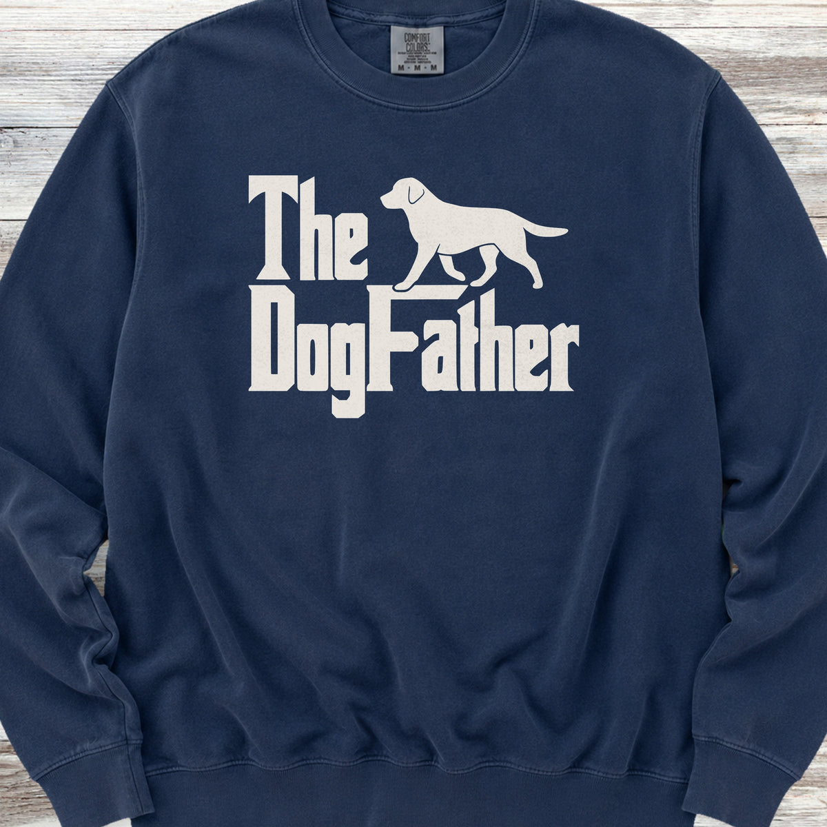 Labrador Retriever Dog Father Sweatshirt - True Navy