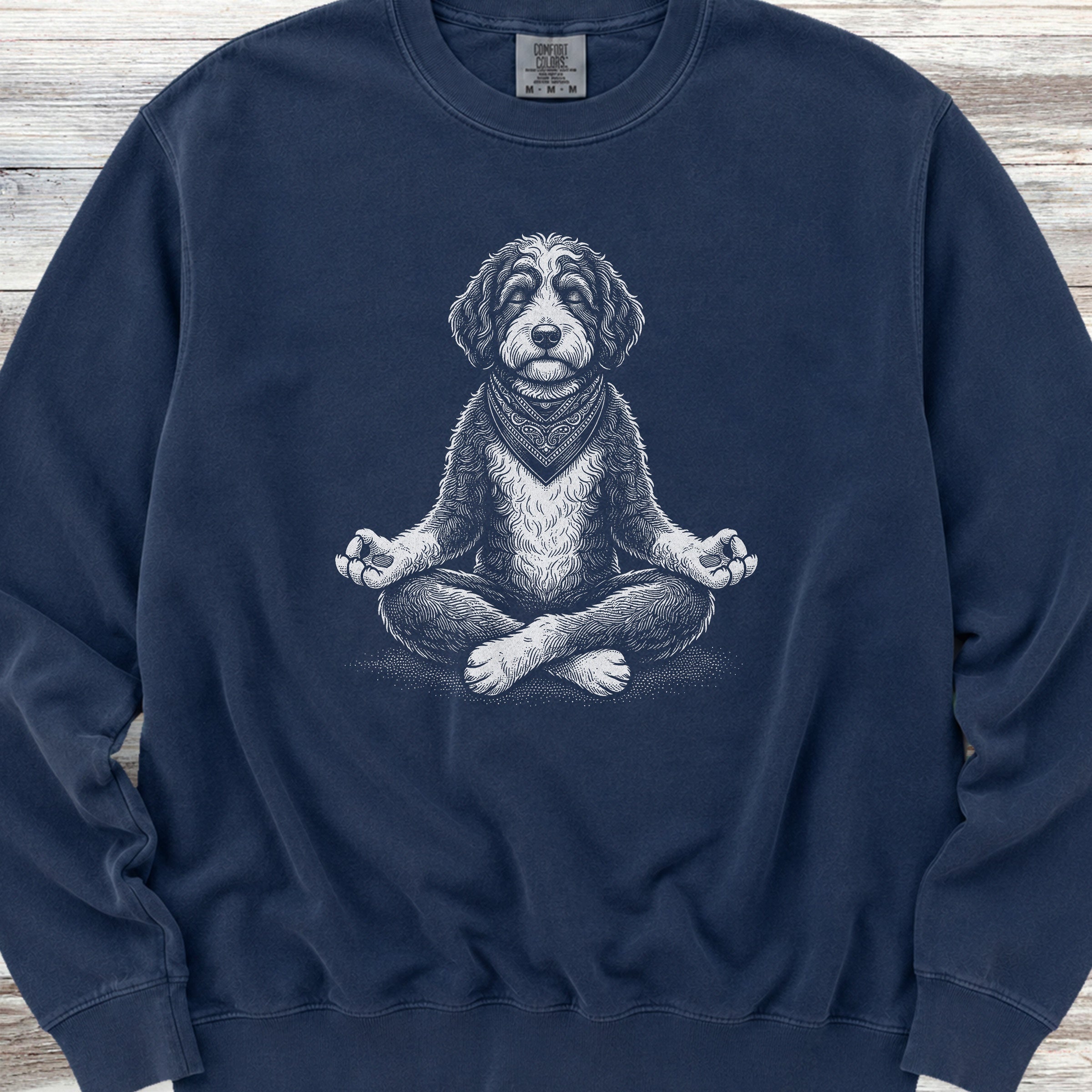 Bernedoodle Still Waters Sweatshirt - True Navy