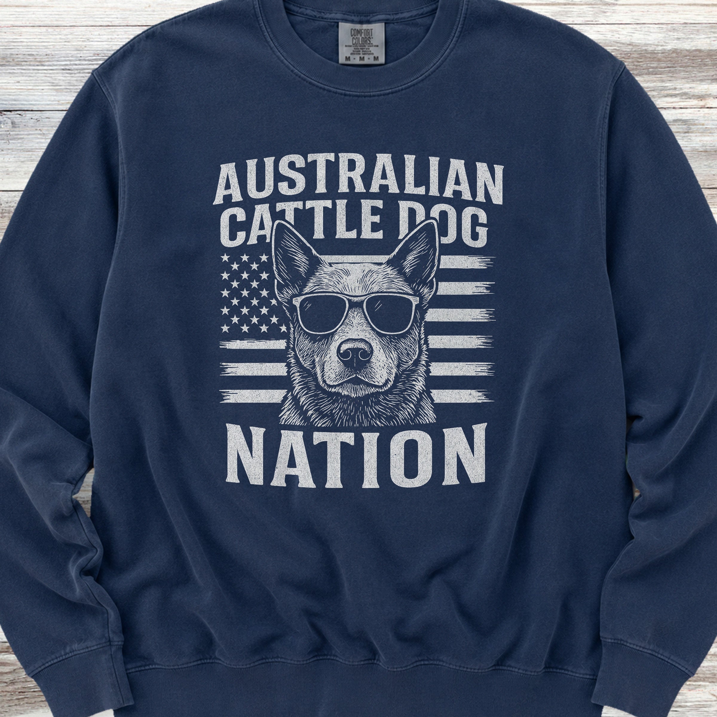 Australian Cattle Dog Nation Sweatshirt - True Navy