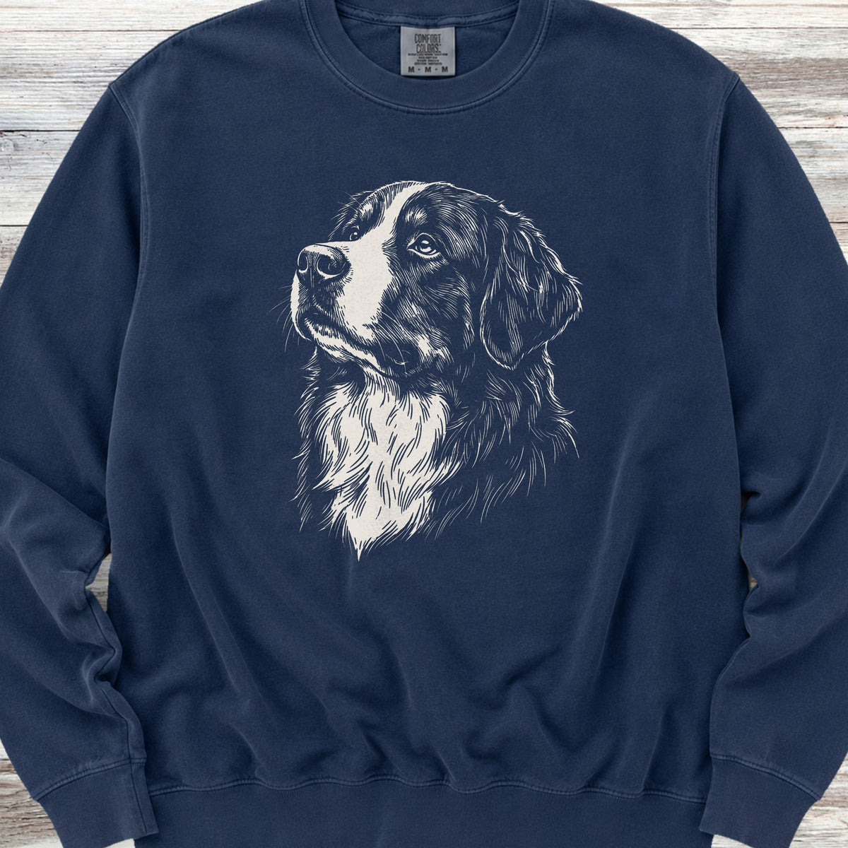Bernese Mountain Dog Loyalty Sweatshirt - True Navy