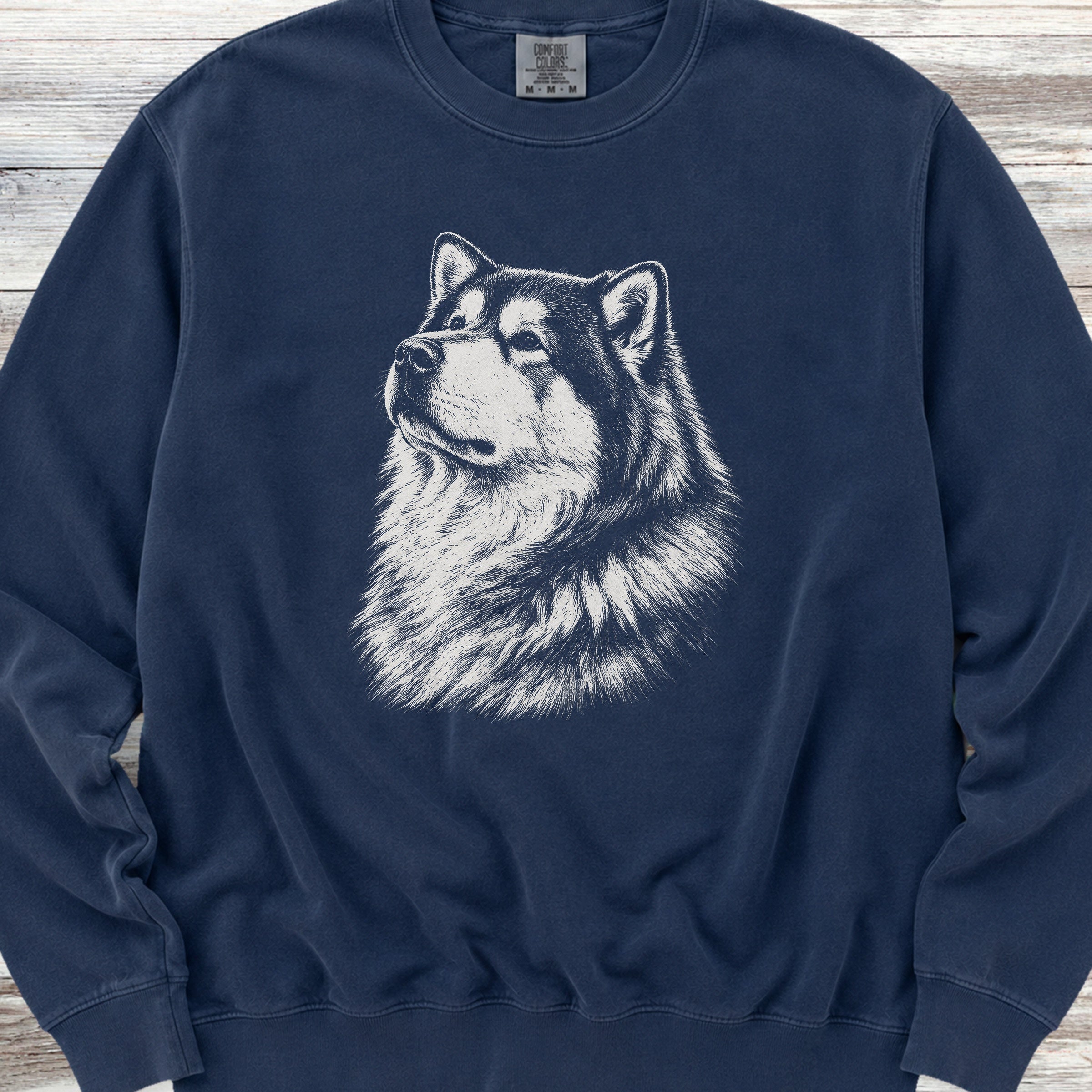 Alaskan Malamute Loyalty Sweatshirt - True Navy