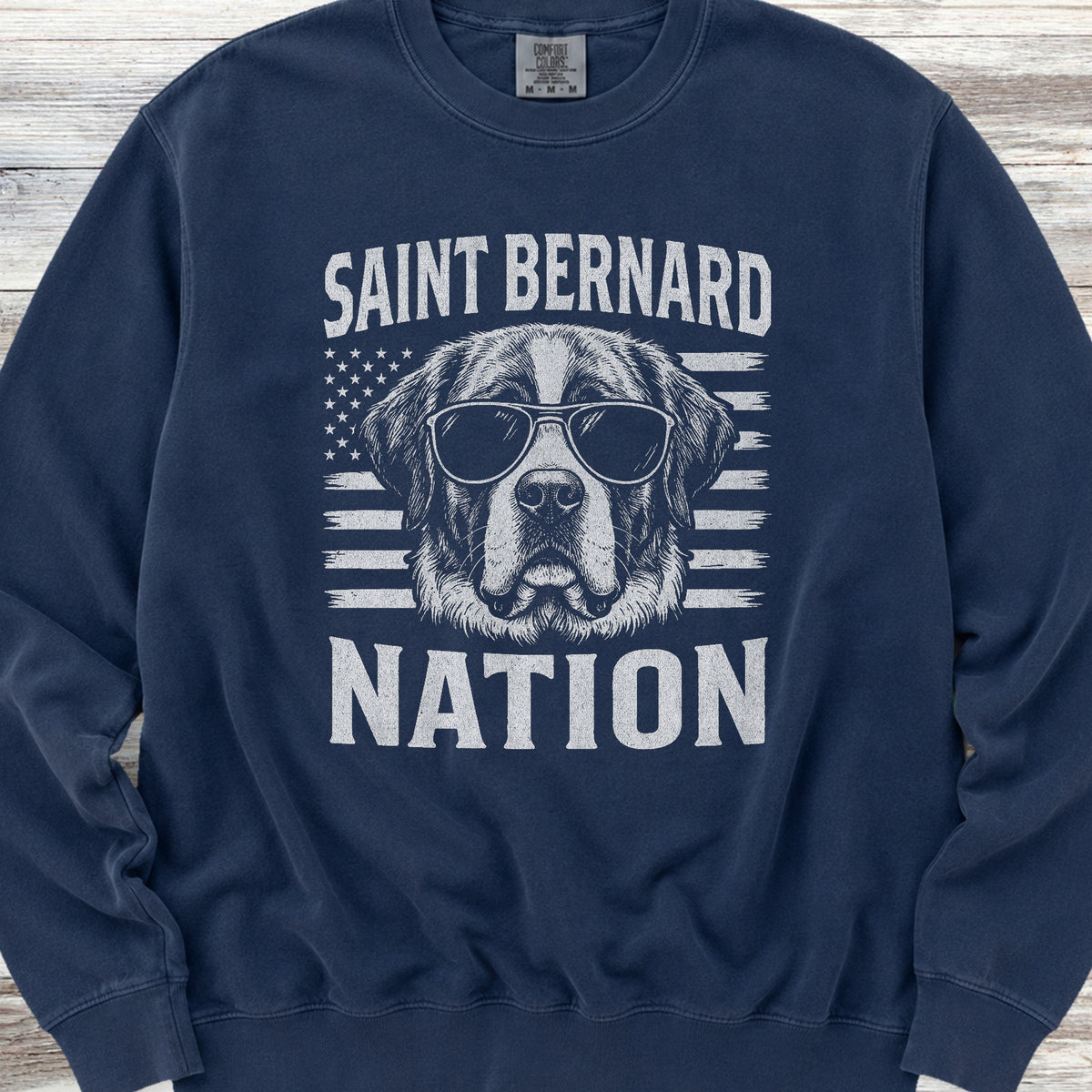 Saint Bernard Nation Sweatshirt - True Navy