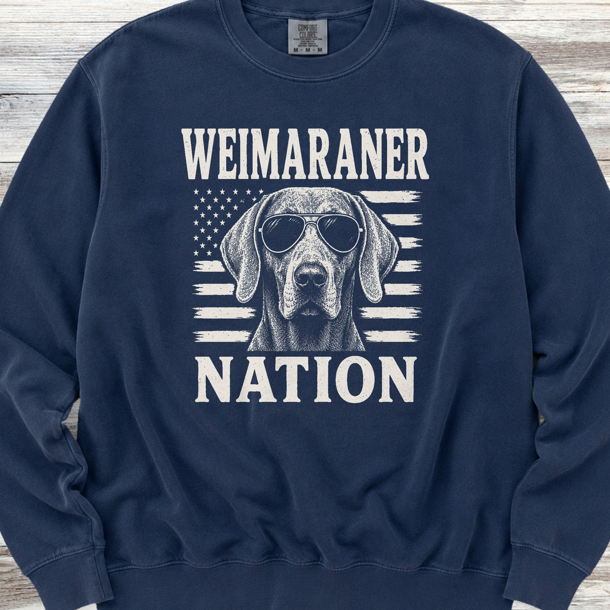 Weimaraner Nation Sweatshirt - True Navy