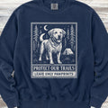 Labrador Retriever Protect Trails Sweatshirt - True Navy