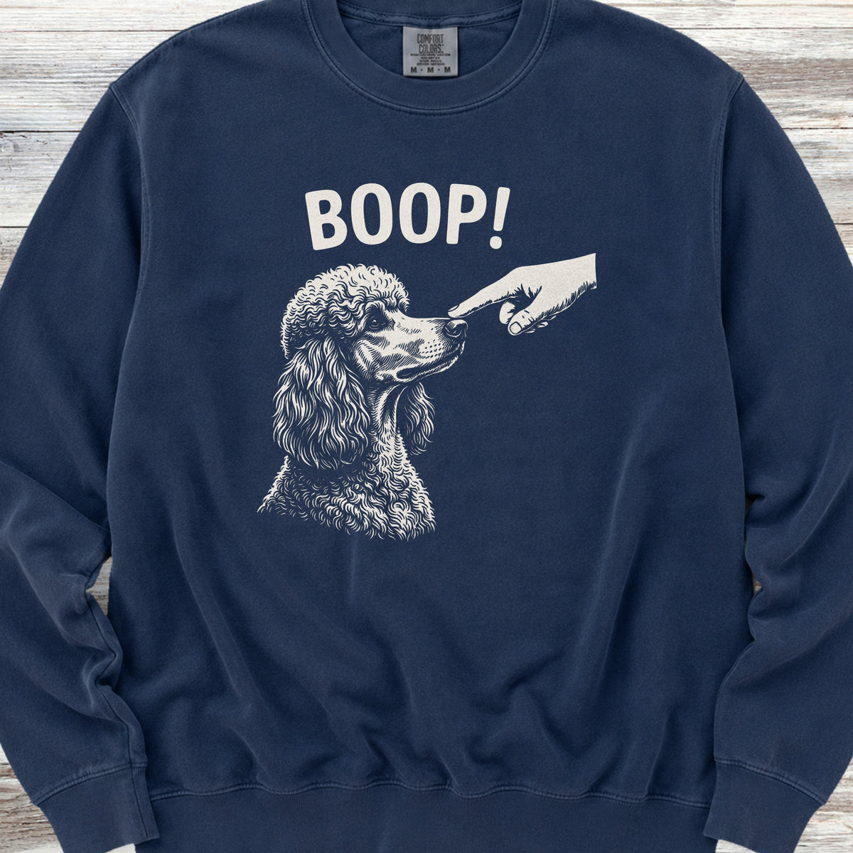 Poodle Boop! Sweatshirt - True Navy