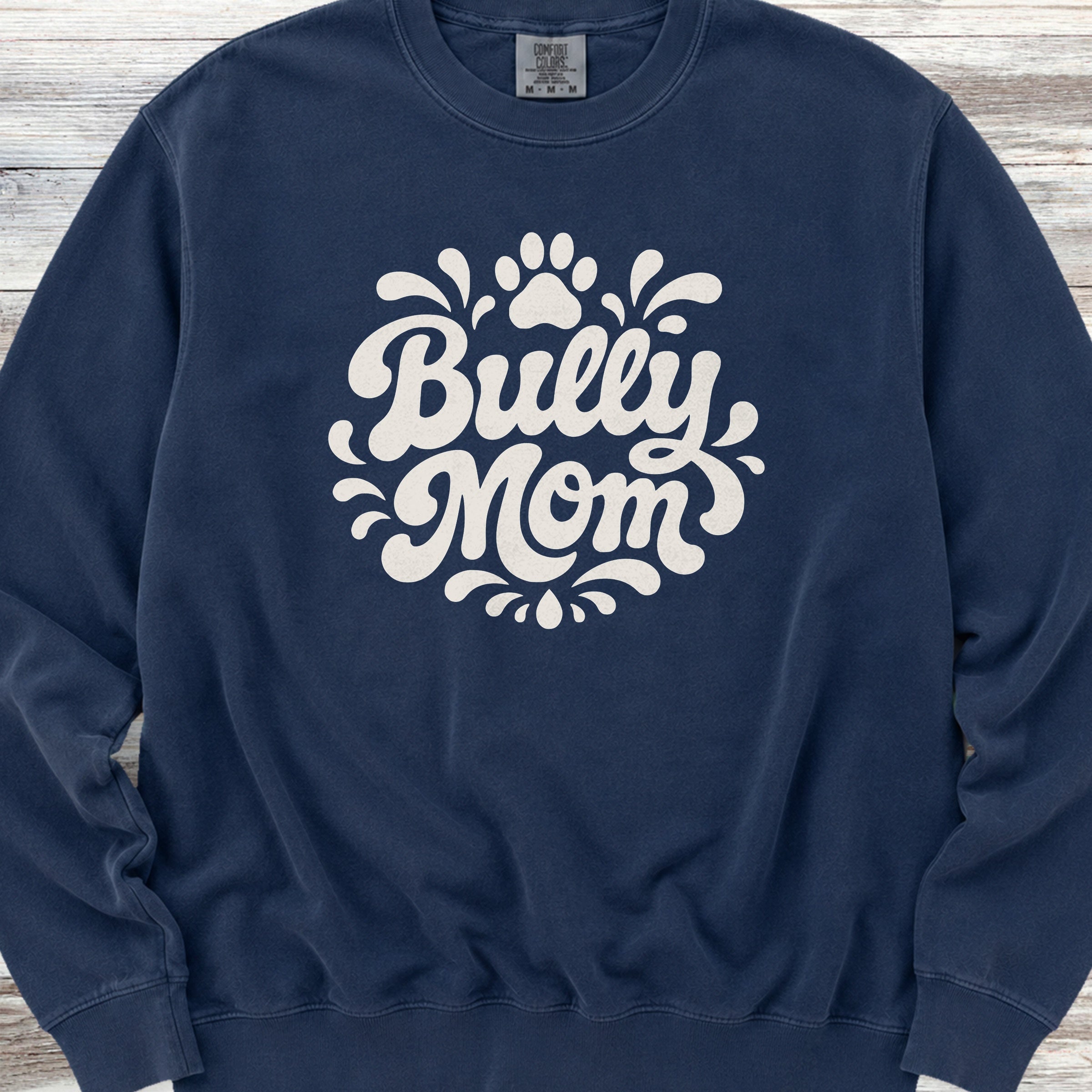 American Bully Groovy Mom Sweatshirt - True Navy
