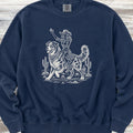 Australian Shepherd Cowgirl Sweatshirt - True Navy
