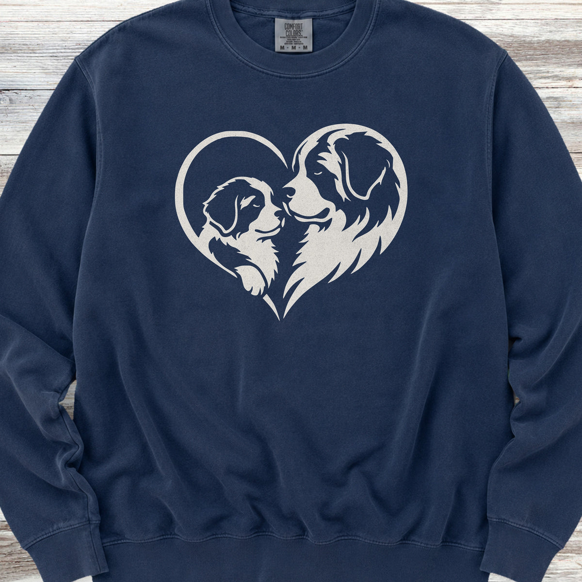 Saint Bernard Heart Bond Sweatshirt - True Navy