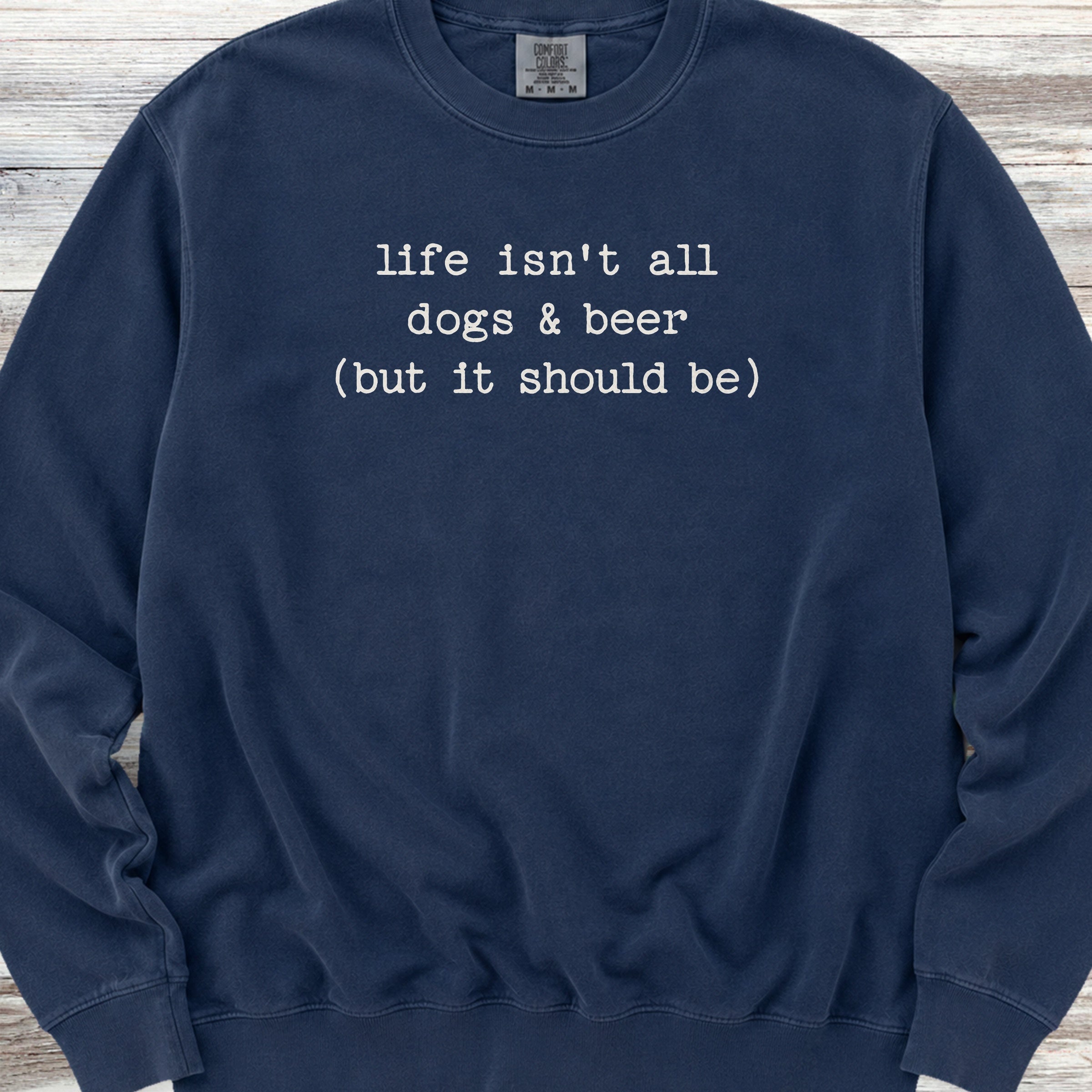 Dogs & Beer Sweatshirt - True Navy