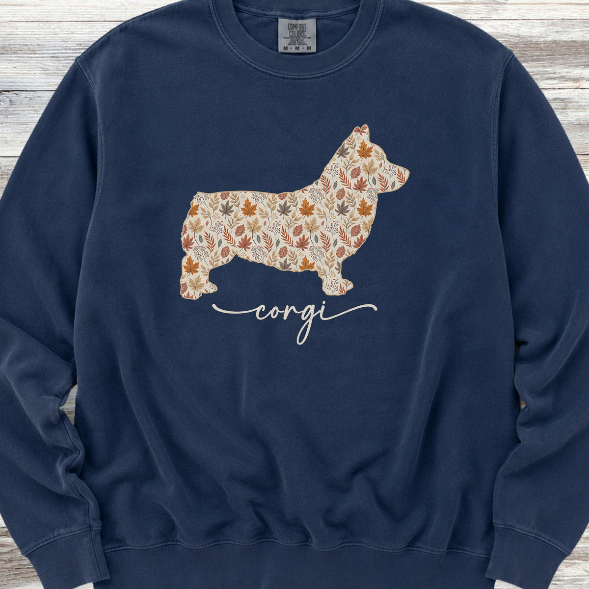 Corgi Fall Sweatshirt - True Navy