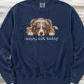 Australian Shepherd Red Nope Sweatshirt - True Navy