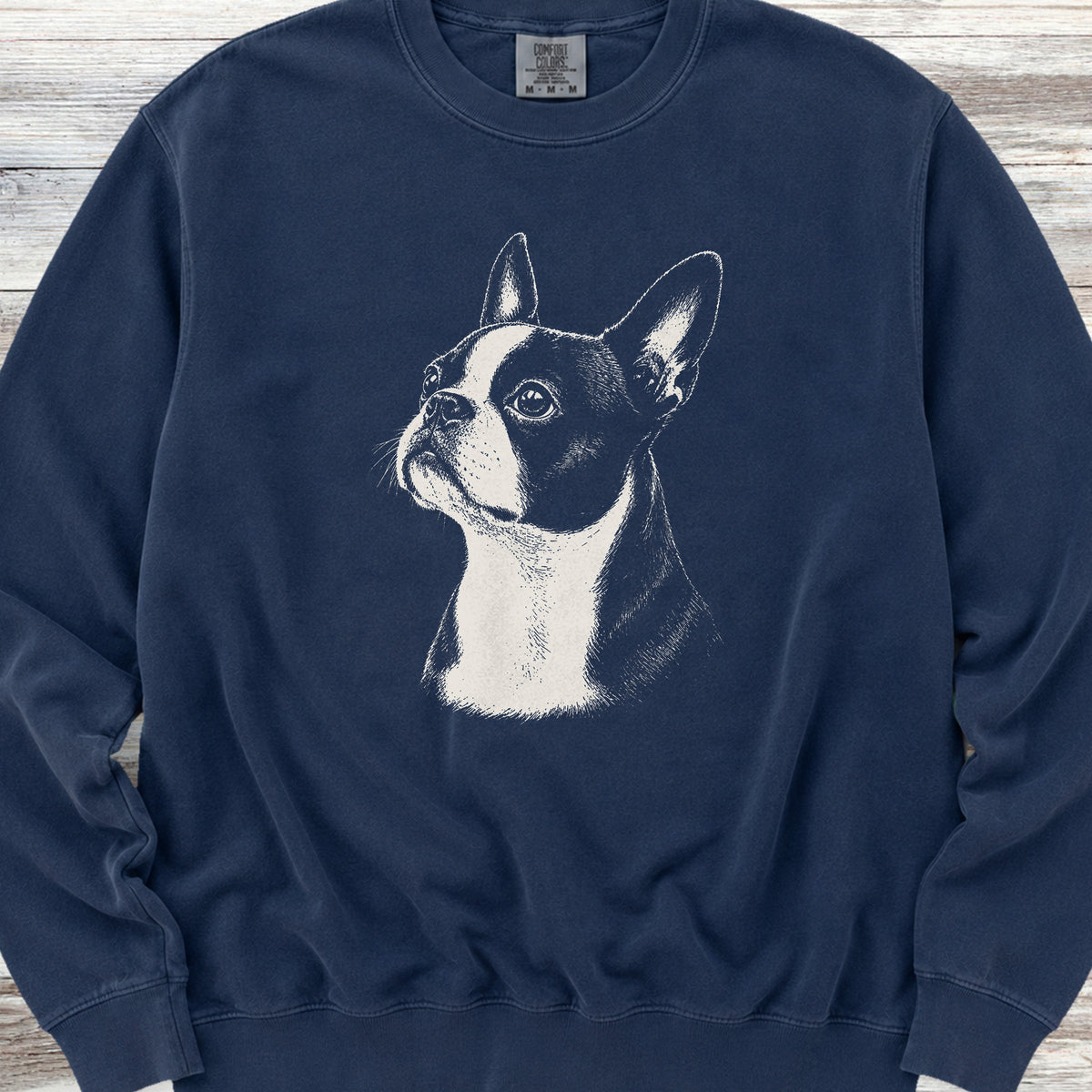 Boston Terrier Loyalty Sweatshirt - True Navy