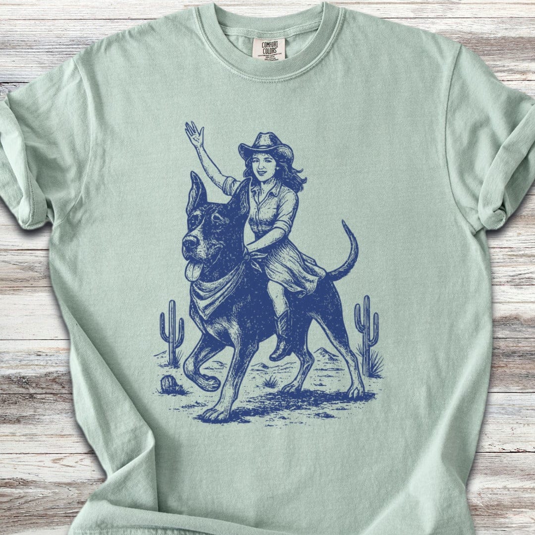 Cowgirl Great Dane T-Shirt