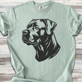 Cane Corso Natural Woodcut Portrait T-Shirt