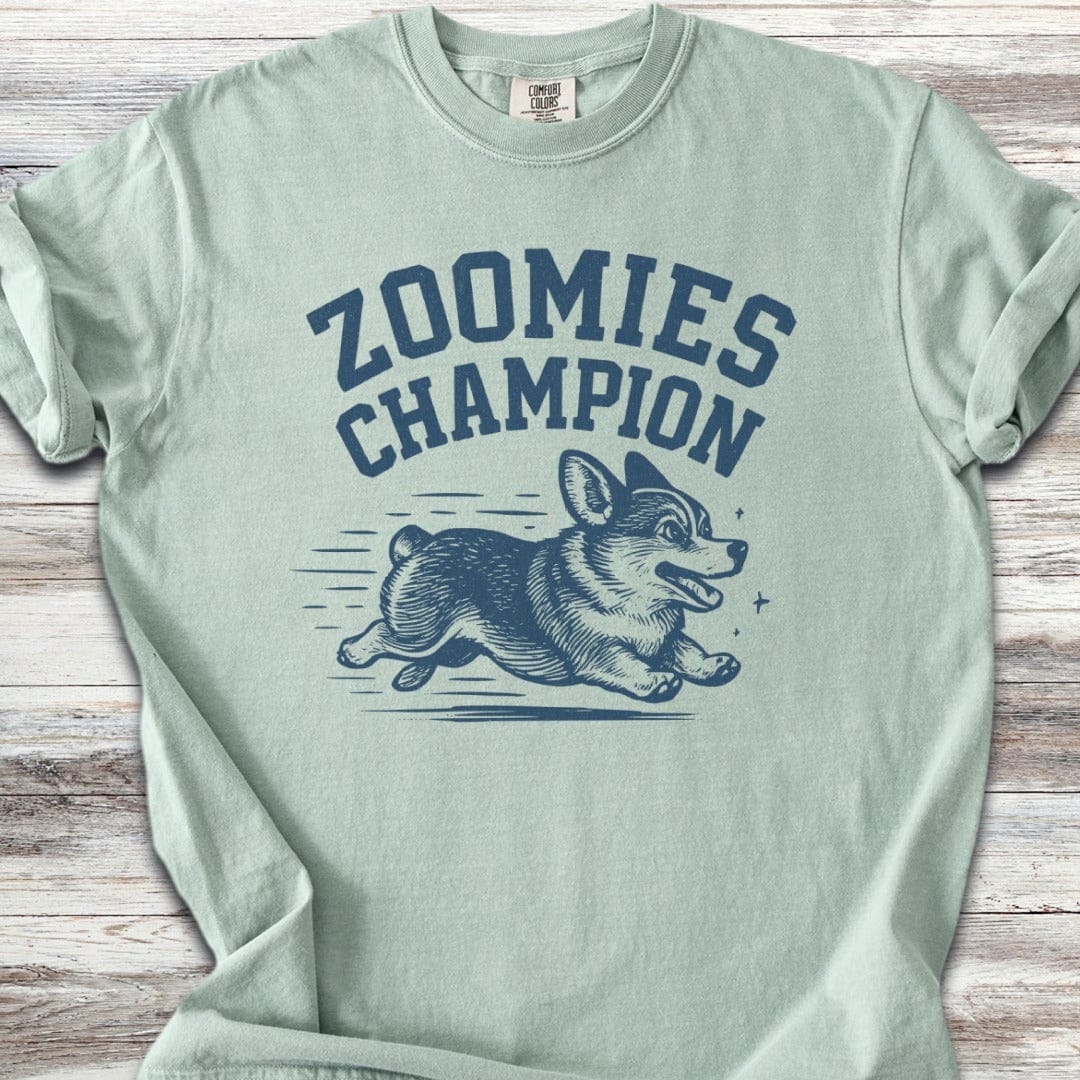 Corgi Zoomies Champion T-Shirt