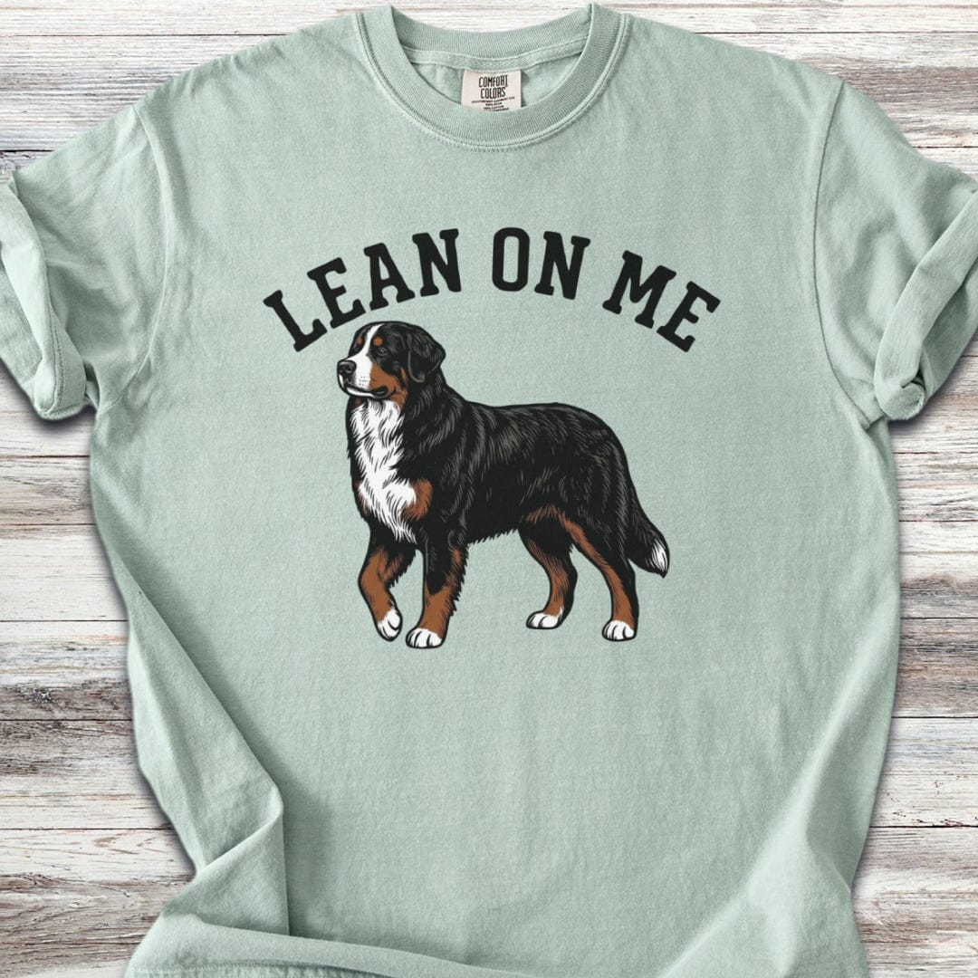 Bernese Mountain Dog Lean on Me T-Shirt