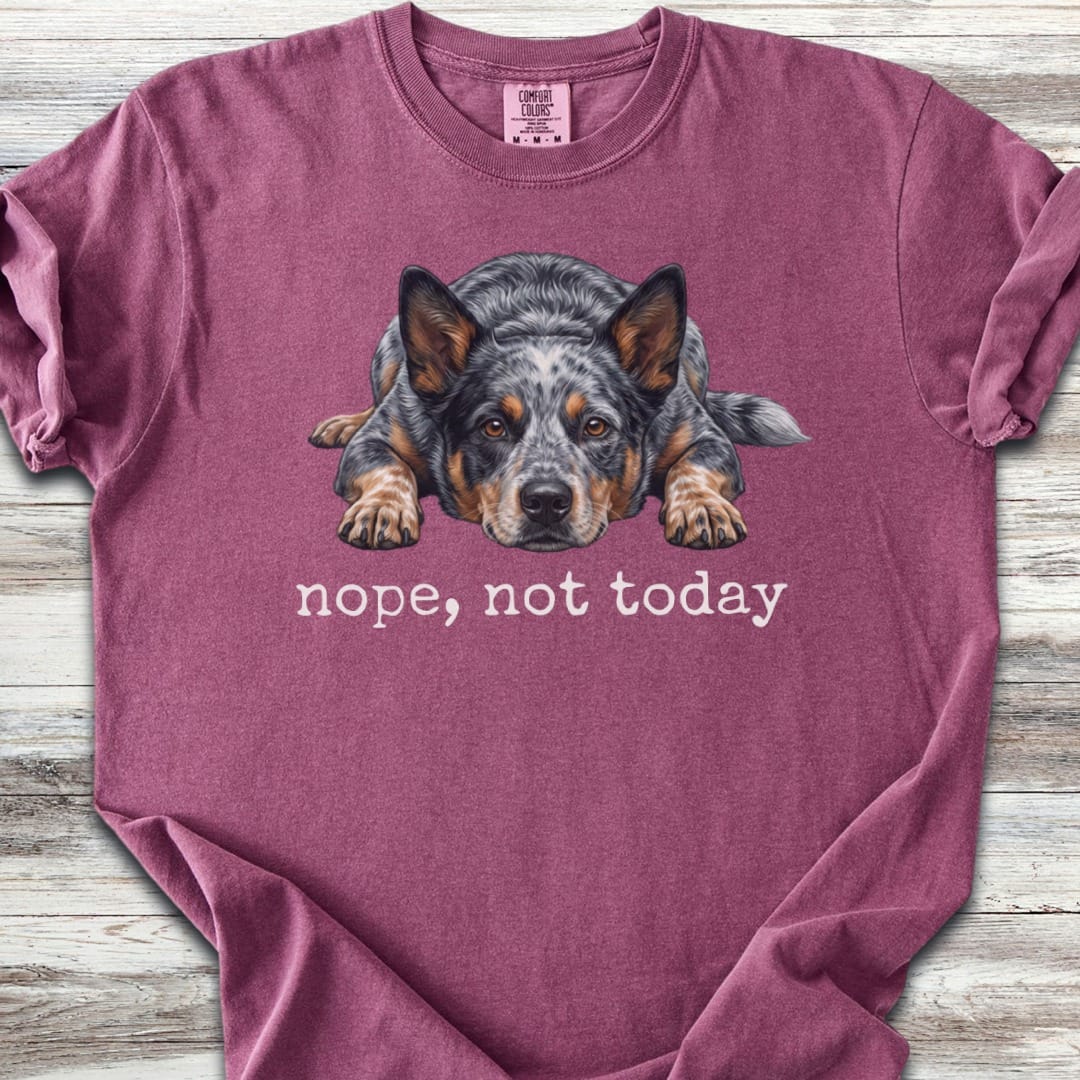 Australian Cattle Dog Blue Heeler Nope T-Shirt