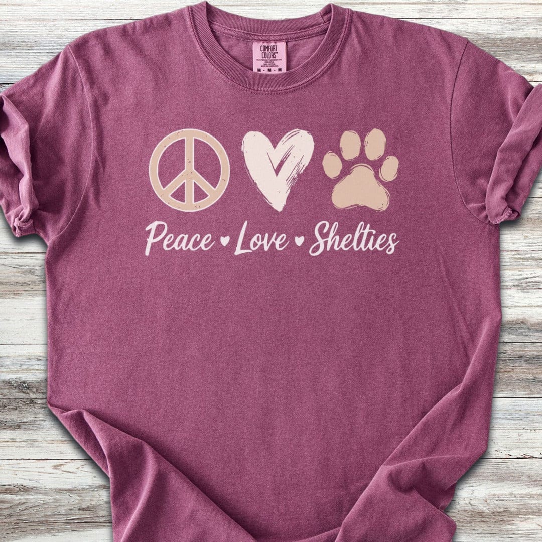 Shetland Sheepdog Peace T-Shirt