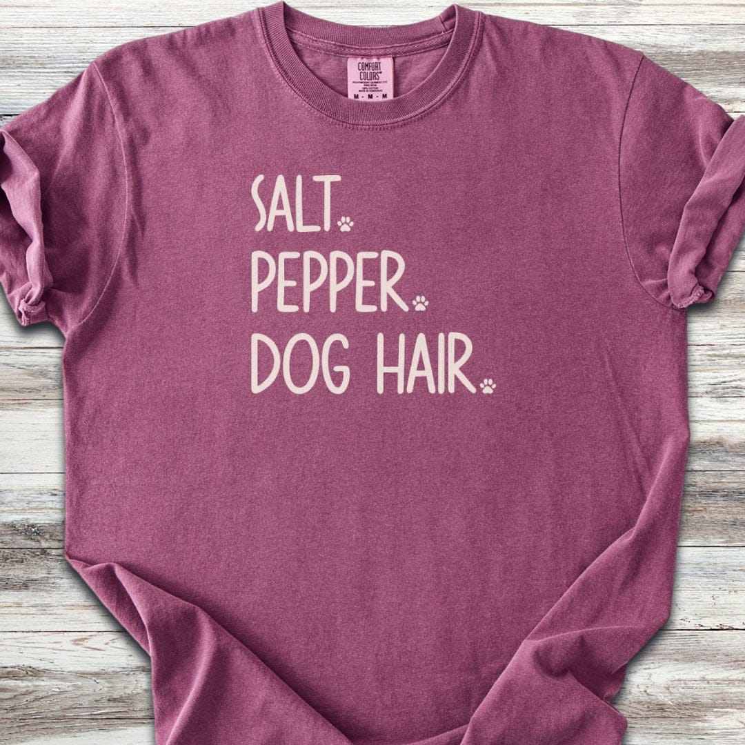 Salt Pepper Dog Hair T-Shirt