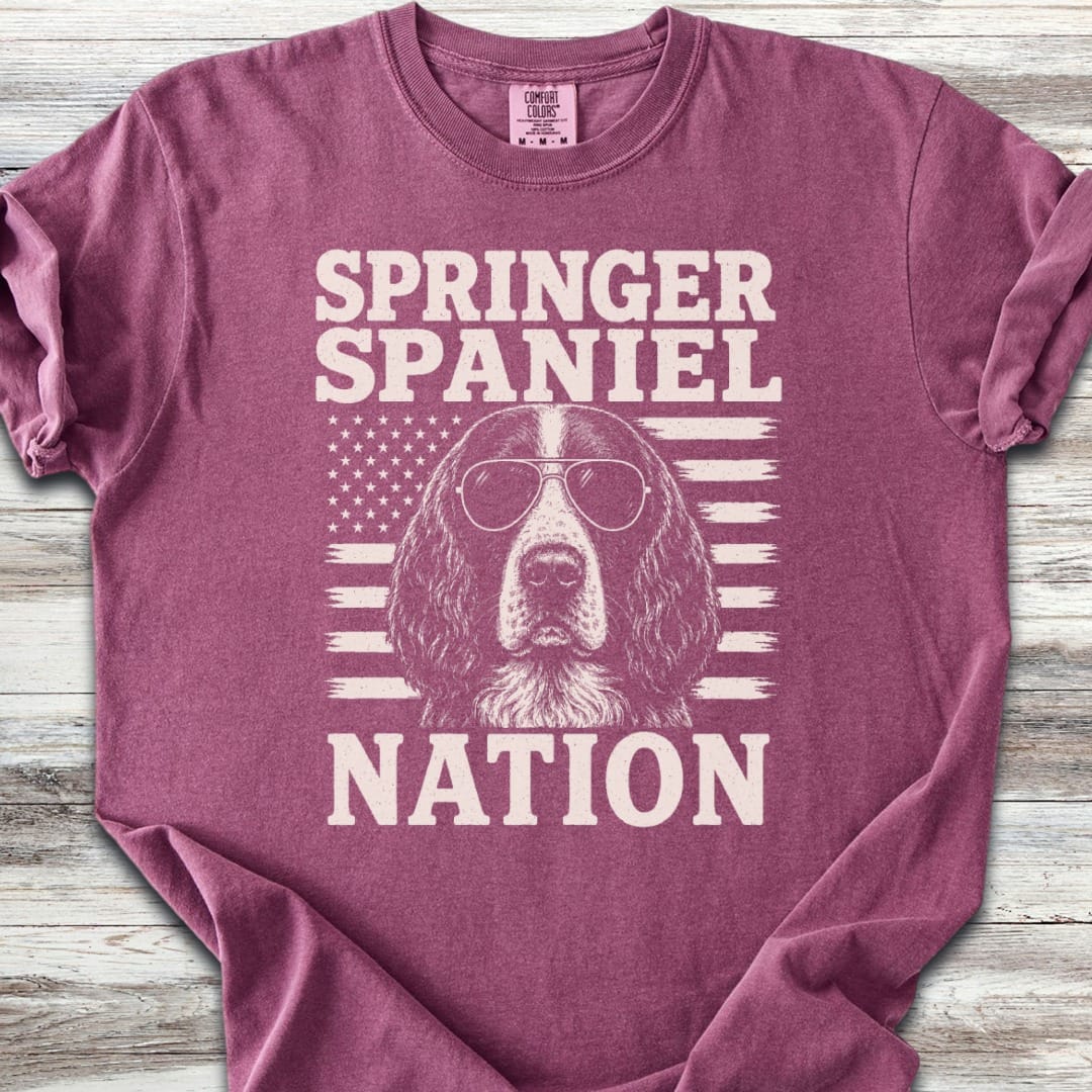 English Springer Spaniel Nation T-Shirt