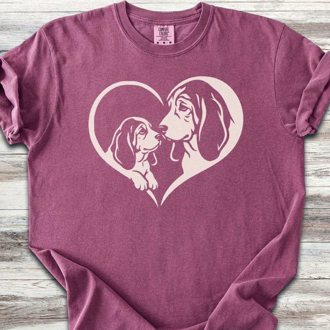 Basset Hound Heart Bond T-Shirt