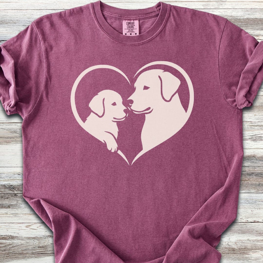 Labrador Retriever Heart Bond T-Shirt