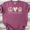 Australian Shepherd Peace T-Shirt