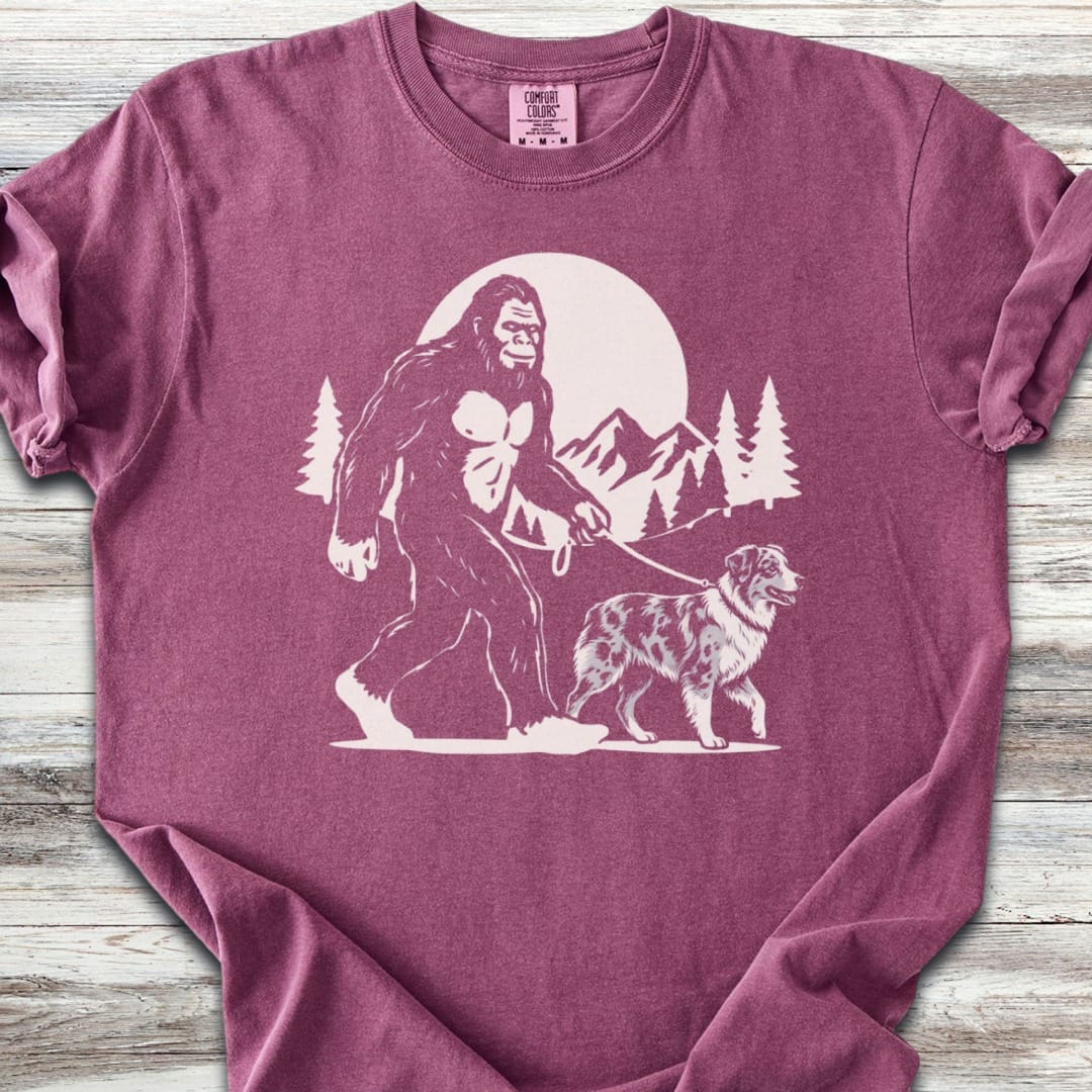 Australian Shepherd Merle Bigfoot T-Shirt