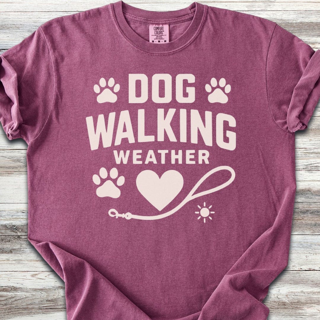 Dog Walking Weather T-Shirt