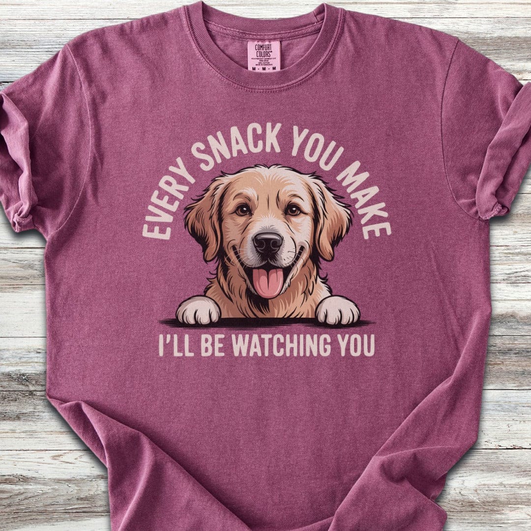 Golden Retriever Every Snack T-Shirt