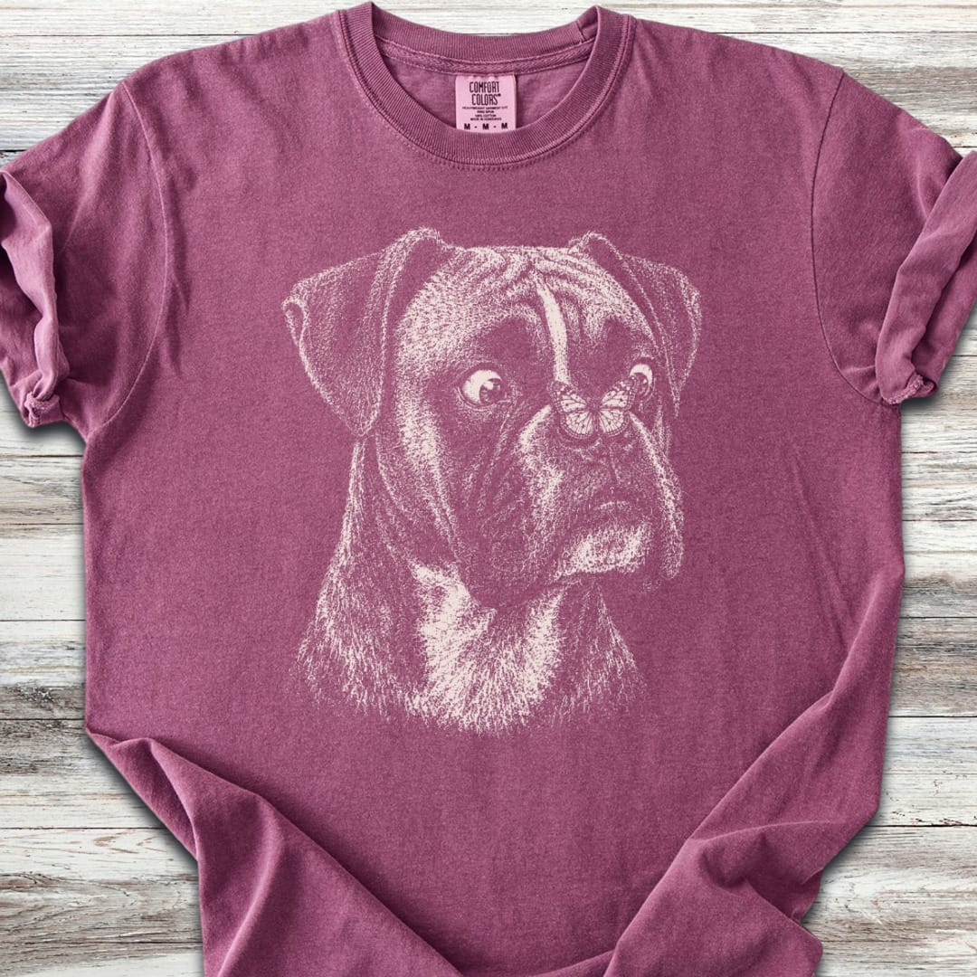 Boxer Butterfly T-Shirt