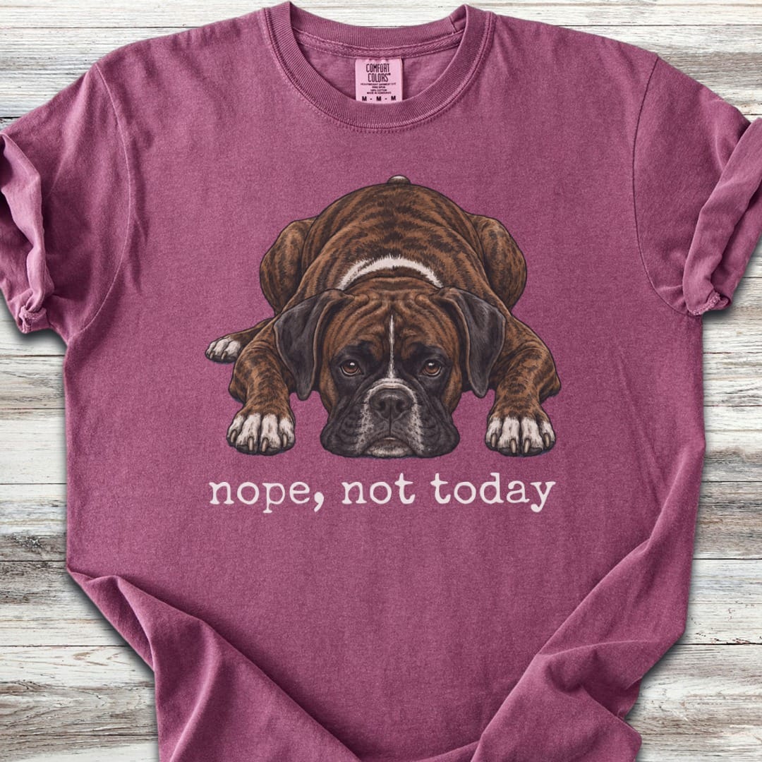 Boxer Brindle Nope T-Shirt