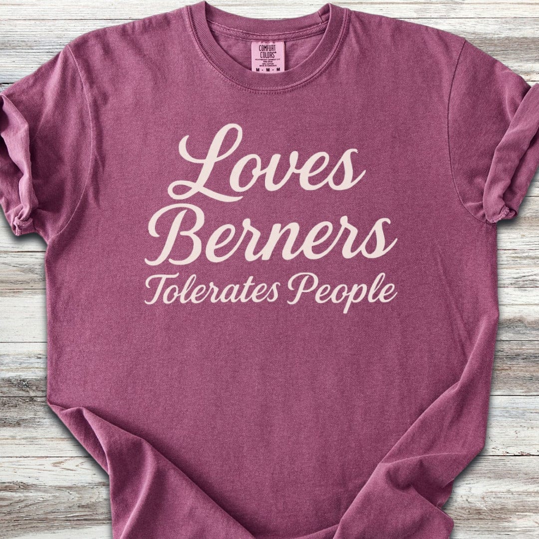 Bernese Mountain Dog Tolerates People T-Shirt