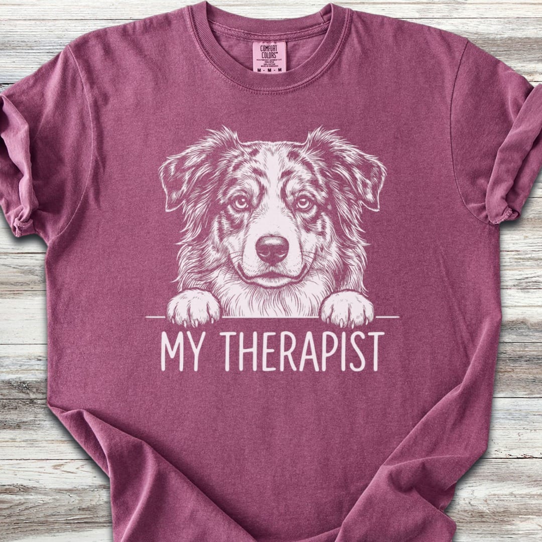 Australian Shepherd Therapist T-Shirt