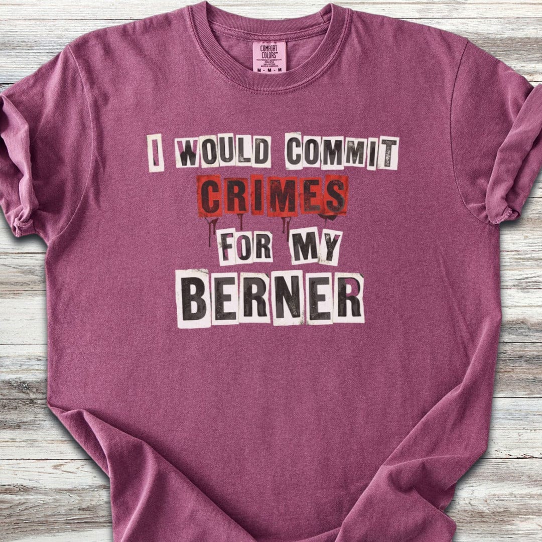 Bernese Mountain Dog Crimes T-Shirt