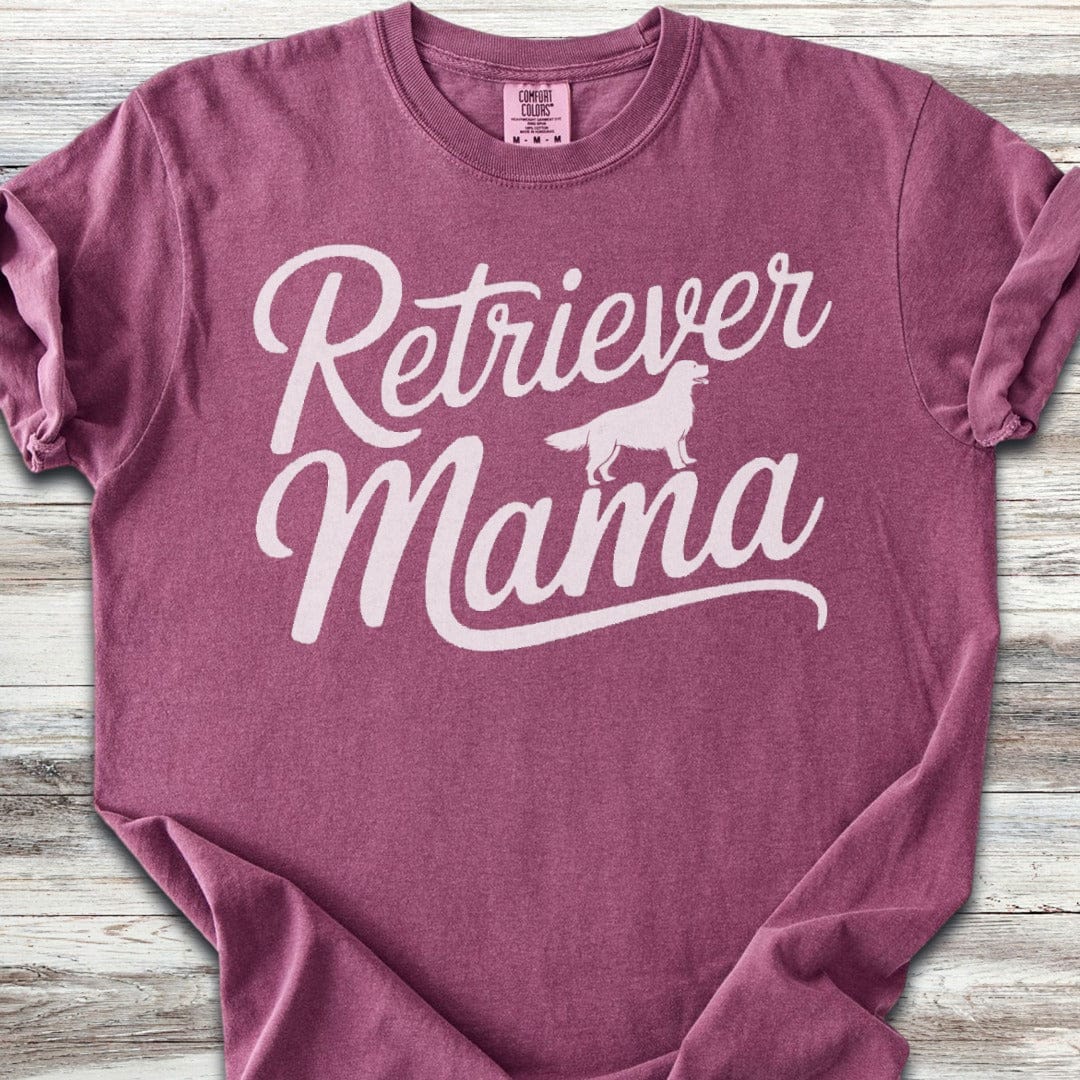 Golden Retriever Mama Silhouette T-Shirt