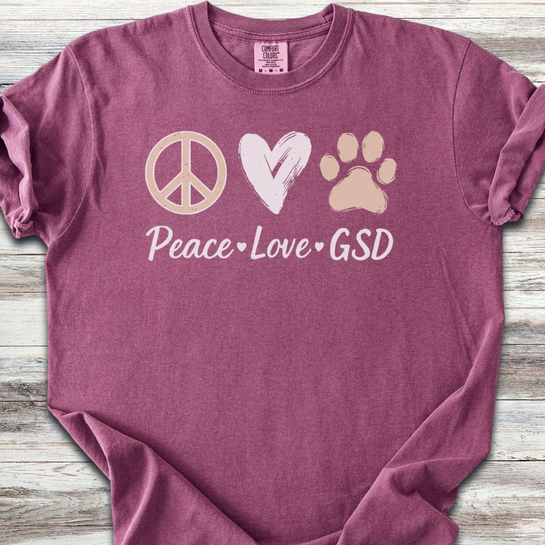 German Shepherd Peace T-Shirt
