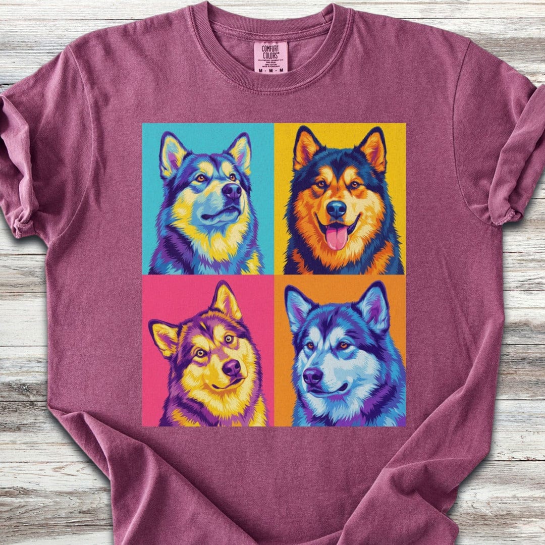 Pop Art Malamute T-Shirt