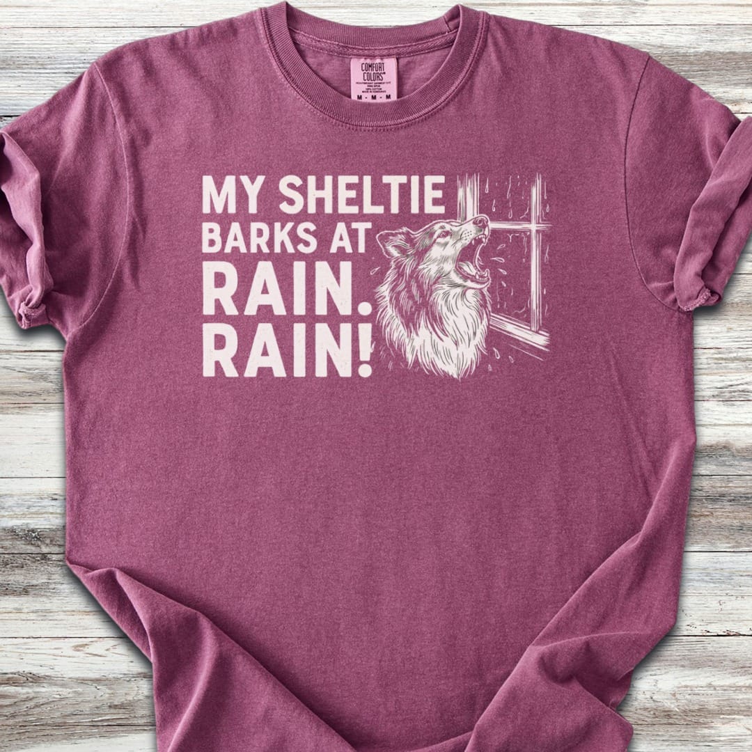 Shetland Sheepdog Rain T-Shirt