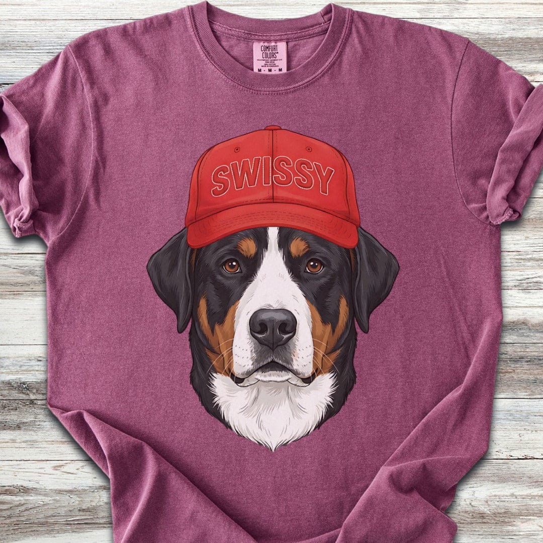 Swiss Mountain Dog Swissy Hat T-Shirt