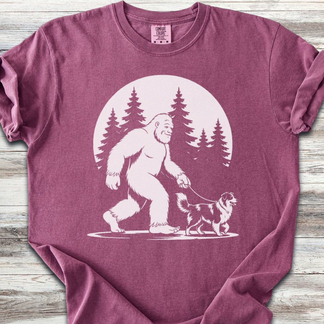 Australian Shepherd Bigfoot T-Shirt