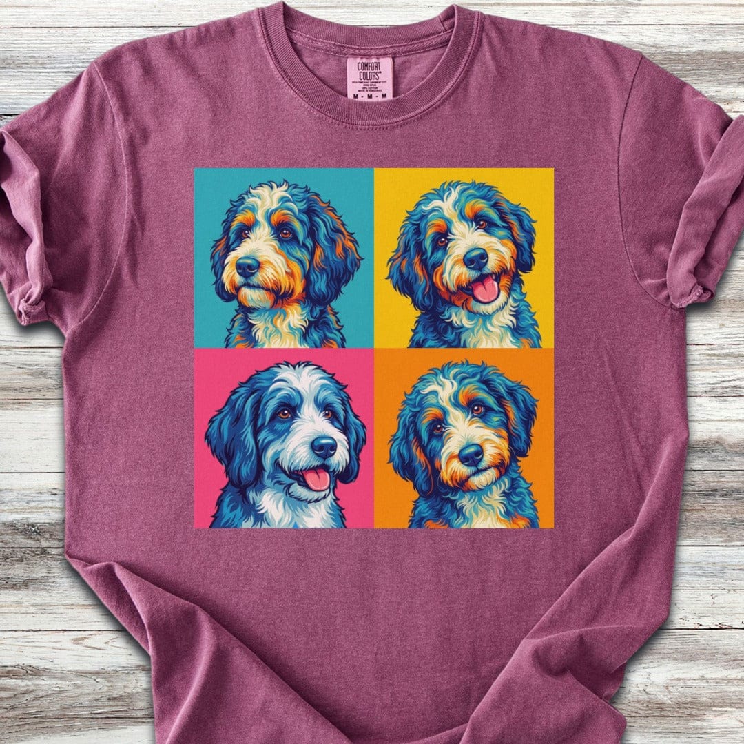 Bernedoodle Pop Art T-Shirt