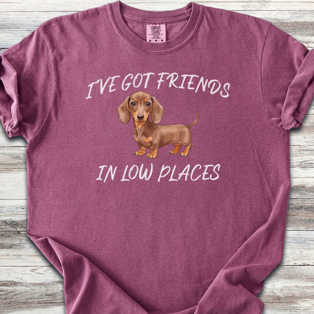 Dachshund Low Places T-Shirt