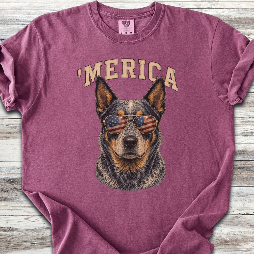 Australian Cattle Dog Blue 'Merica T-Shirt
