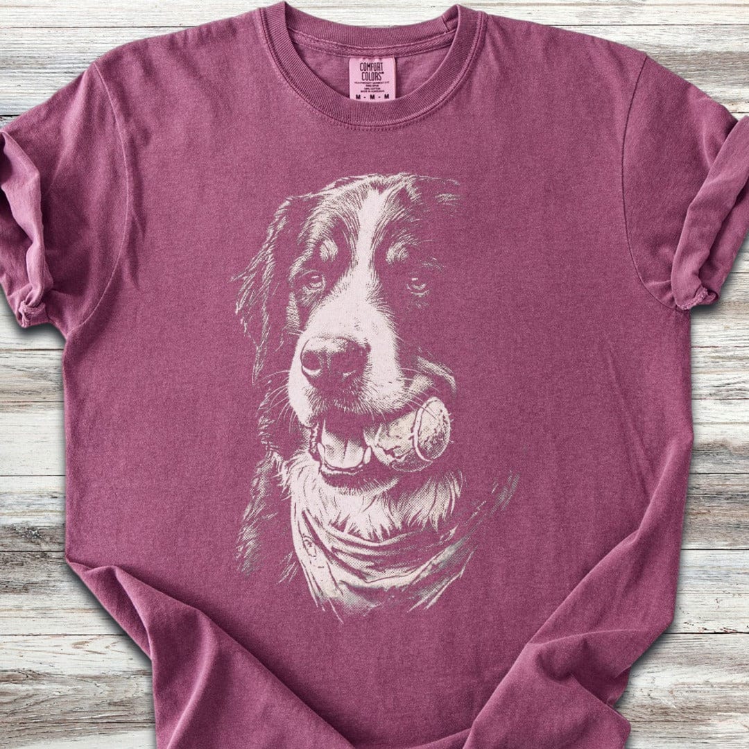 Bernese Mountain Dog Play Ball T-Shirt