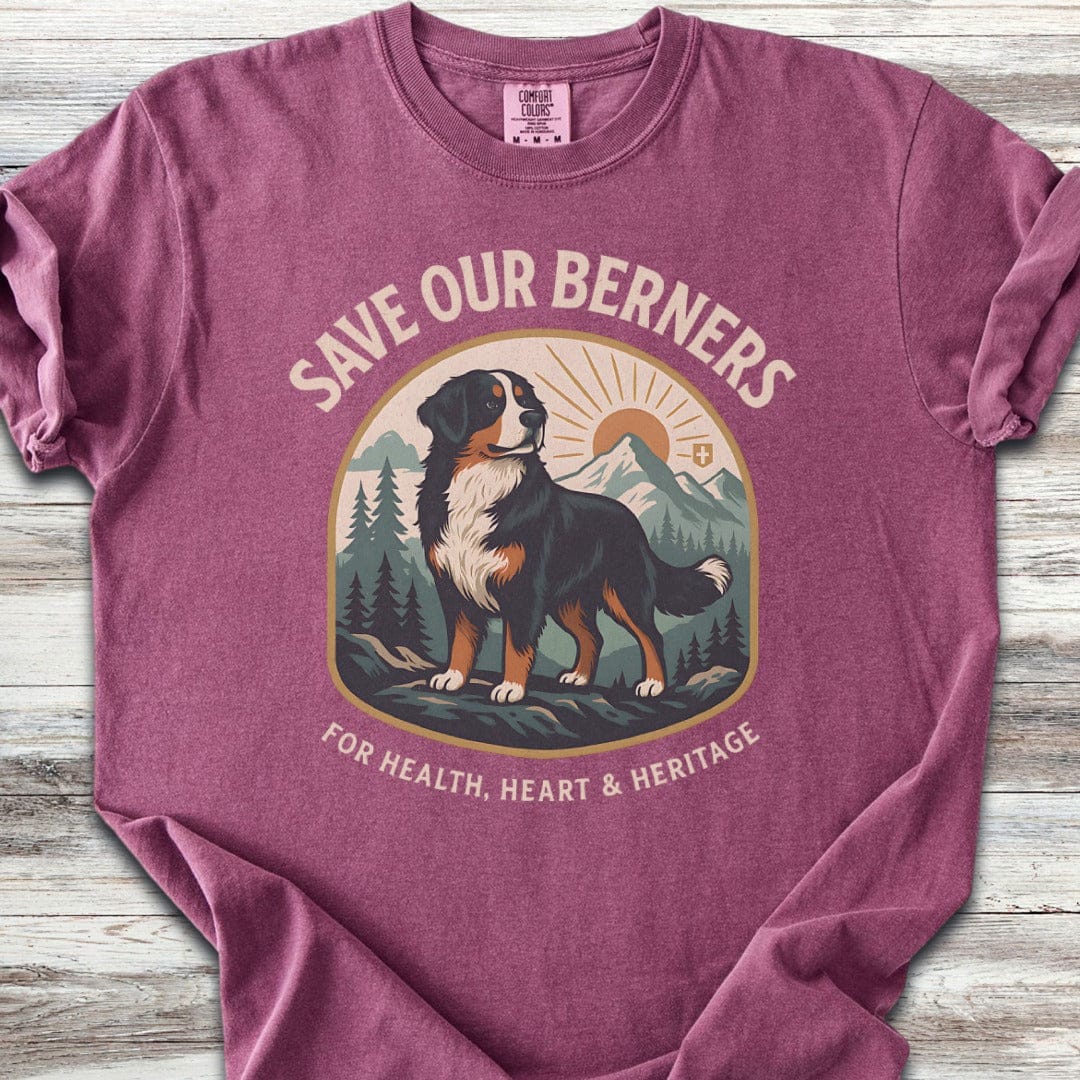 Bernese Mountain Dog Save Berners T-Shirt
