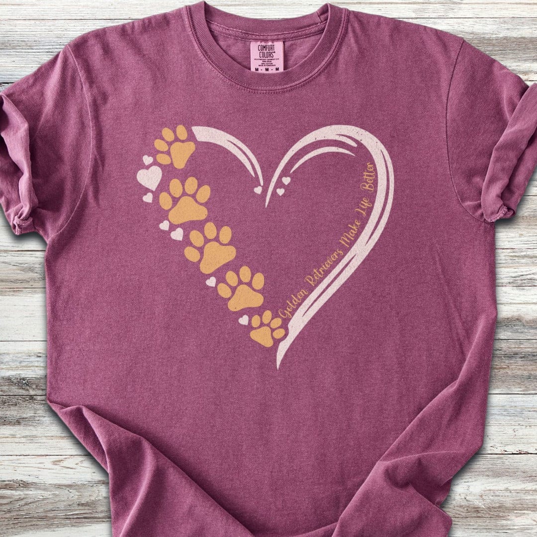 Golden Retriever Loyal Heart T-Shirt