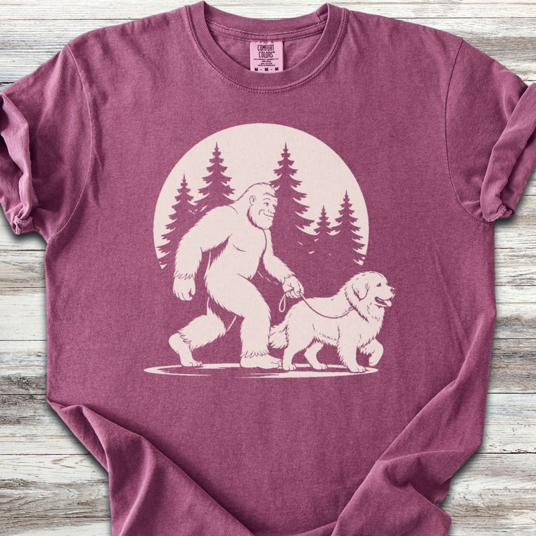 Great Pyrenees Bigfoot T-Shirt
