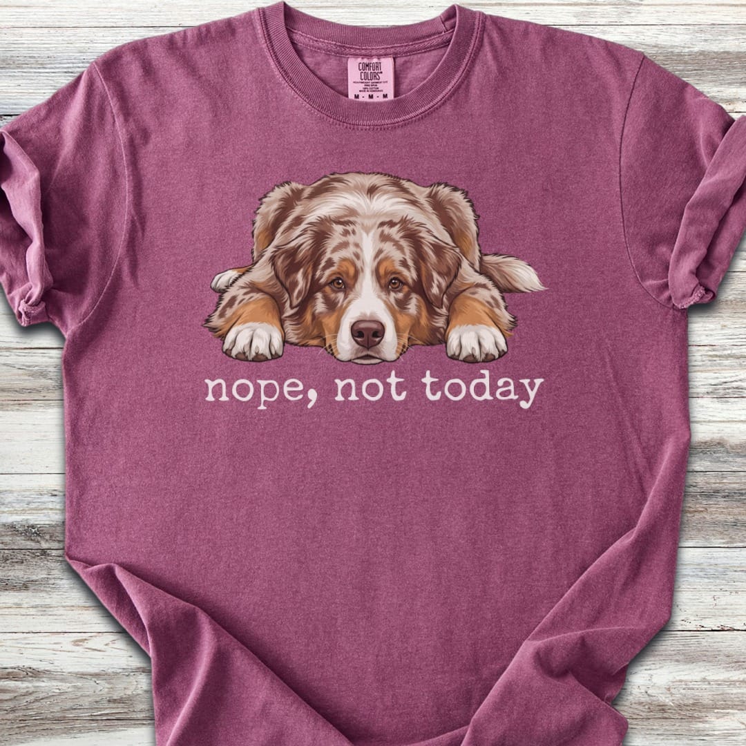 Australian Shepherd Red Nope T-Shirt